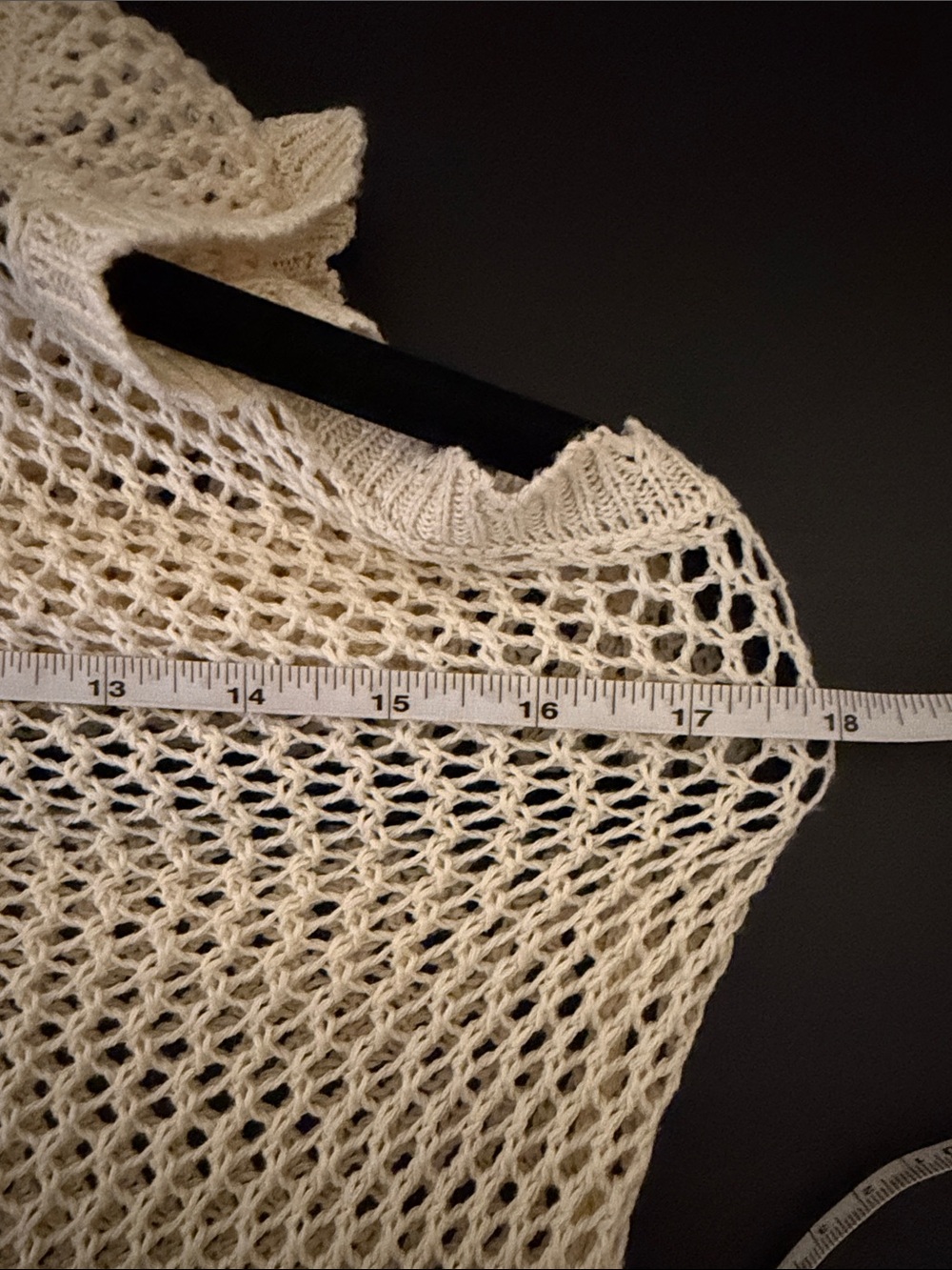 Streetwear Society Cream Crochet Maxi Dress size medium NWOT - Picture 7 of 7